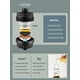 thumbnail image 4 of Filtro de ducha Cobbe 20 Stage para agua dura, negro mate, 4 of 8