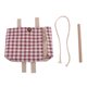 thumbnail image 1 of puerta de lino de algodón colgante de pared bolsa de almacenamiento organizador hogar 1 bolsillo - púrpura, 1 of 3