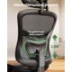 thumbnail image 5 of Silla de oficina Marsail de malla ergonómica con soporte lumbar ajustable, 5 of 7