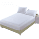thumbnail image 1 of Sábana ajustable de percal de algodón tamaño queen, sábana ajustable de 1 bolsillo profundo, fresca y resistente., 1 of 7