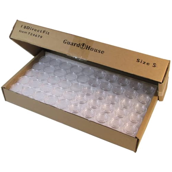 Guardhouse cápsulas para monedas de ajuste directo de 18 mm, paquete de 250