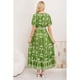 thumbnail image 3 of Maxi Vestido Largo Mujer Cruzado Diseño Casual Eventos 3363, 3 of 3