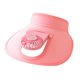 thumbnail image 1 of Sombrero De Visera Con Ventilador 3 Velocidades Protección Solar Sombrero De Sol Ajustable Alimentado Por USB Rosa, 1 of 2