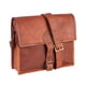 thumbnail image 1 of Bolso Bandolera de cuero natural, colo café, miel. Vintage Franz Mossi, 1 of 3