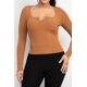 thumbnail image 5 of Top Liso Con Cuello En V, 5 of 5