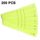 thumbnail image 1 of 200 etiquetas de plástico para plantas y árboles, etiquetas para plantas de jardín, etiquetas colgantes para plantas, 2 x 21 cm, etiquetas envolventes para vivero, impermeables y reutilizables., 1 of 8