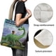 thumbnail image 3 of The Good Dinosaur Bolso de tela con estampado de lienzo para mujer, bolsa de compras reutilizable y estética, con cremallera interior, regalo para mujer, 35 × 40 cm., 3 of 6