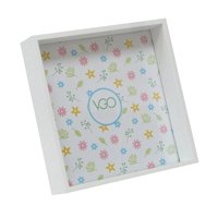 Vgo - Marco 13X13 Plastico Blanco
