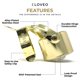 thumbnail image 3 of Tapón para Champagne KLOVEO Sello Patentado 2-Pack Dorado, 3 of 6