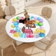 thumbnail image 4 of La Esquina De Gracie theme Fitted Round Tablecloths Elastic Edged Table Covers Waterproof Table Cloth For Kitchen Holiday Party Tables Decor 120cm, 4 of 6