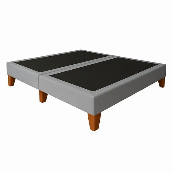 Bases De Cama King Gris Lino 200x180cm