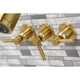 thumbnail image 2 of Grifo Kingston Brass Concord KBX8137DL para bañera/ducha, latón cepillado, 2 of 2