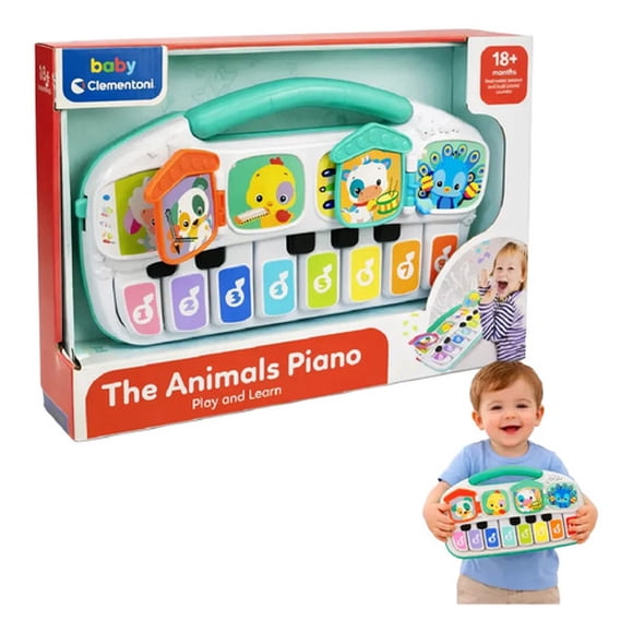Piano Musical Juguete Bebé Animales Sonidos Baby Clementoni
