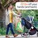 thumbnail image 4 of Ganchos para cochecito Baby Uma, universales, antideslizantes, 5 kg de capacidad, 2 unidades, 4 of 8