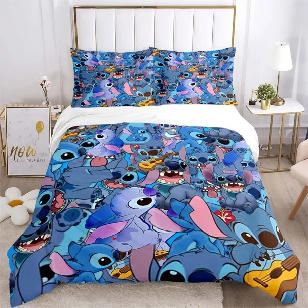 x2164 Bed SheetsStitch Pattern Quilt Cover Pillowcase Two or Three Piece Multi Size Duvet Cover Bedding Sets Christmas Gift 3-Piece Bedding Set (1 Duvet Cover + 2 Pillow Shams) nj2164