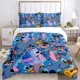 thumbnail image 1 of x2164 Bed SheetsStitch Pattern Quilt Cover Pillowcase Two or Three Piece Multi Size Duvet Cover Bedding Sets Christmas Gift 3-Piece Bedding Set (1 Duvet Cover + 2 Pillow Shams) nj2164, 1 of 5