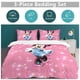 thumbnail image 5 of Minnie MouseCartoon Collection 3-Piece Comforter Set, Personalized Bedding Decor for Kids And Teens Bed Sheets, 5 of 5