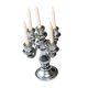 thumbnail image 1 of Candeleros De Casa De Mu?ecas A Escala 1:12 Para Piezas De Decoración Hechas A Mano De Sala BJD Plata, 1 of 5
