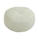 thumbnail image 3 of Cojín de suelo redondo para asiento, cojín de meditación pequeño de primera calidad, almohada de suelo para meditación para yoga, sofá, cama, dormitor Blanco, 3 of 5