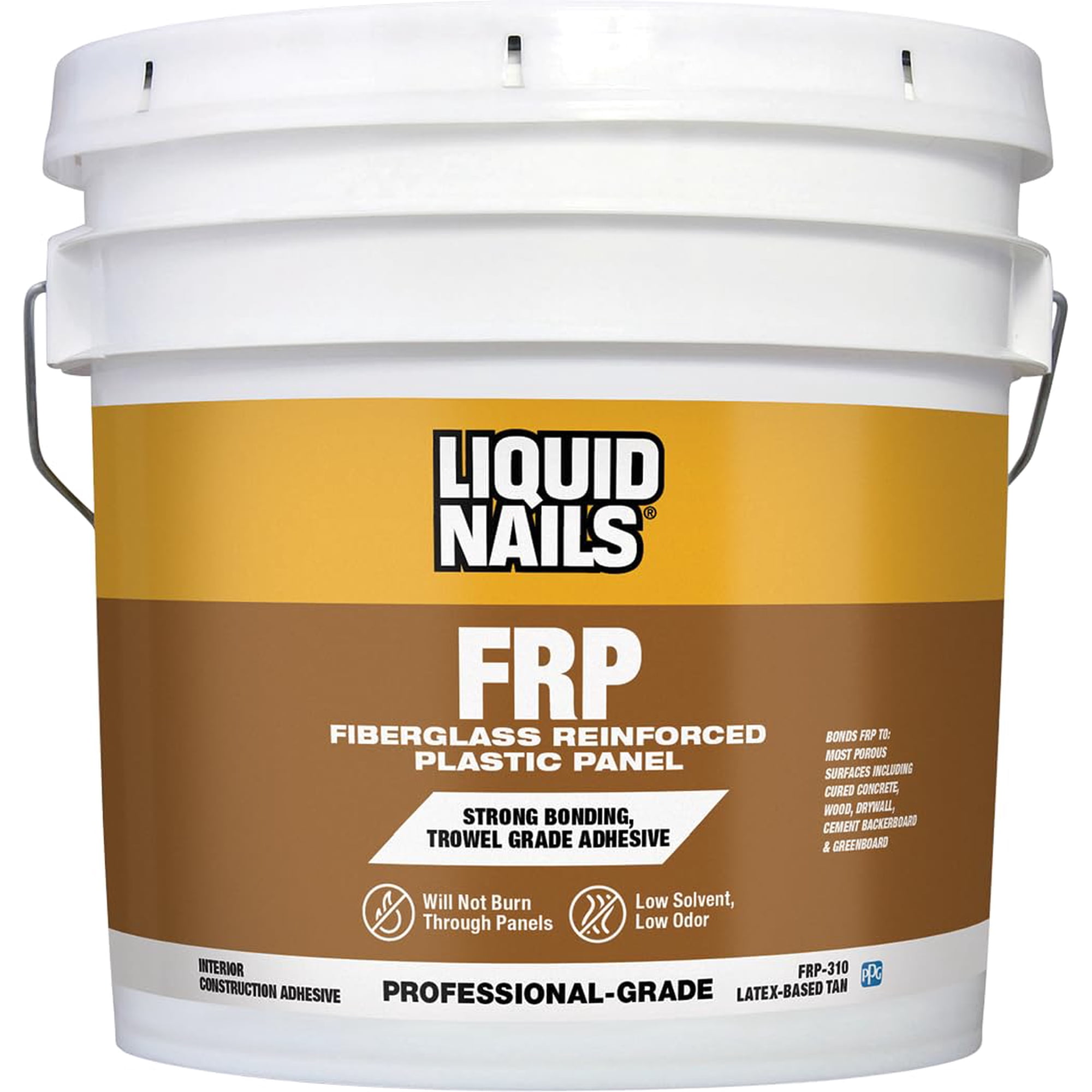 Liquid Nails - Panel Reforzado Con Fibra De Vidrio Para Uñas Líquidas Adhesivas Frp-310 13,25 L