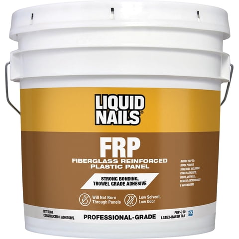 Liquid Nails - Panel Reforzado Con Fibra De Vidrio Para Uñas Líquidas Adhesivas Frp-310 13,25 L