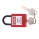 thumbnail image 3 of candado de seguridad candado cerradura de seguridad con llave diferente seguridad exterior rojo, 3 of 5