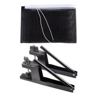 Magideal - Juego De Postes Para Red De Tenis De Mesa, Red De Pong Con Abrazaderas, Accesorios Para Mesa De Juego, Malla De Práctica Para Competición De Ejer
