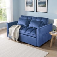 Deco Outlet - Sofá Cama Torino 3 En 1 Convertible Azul