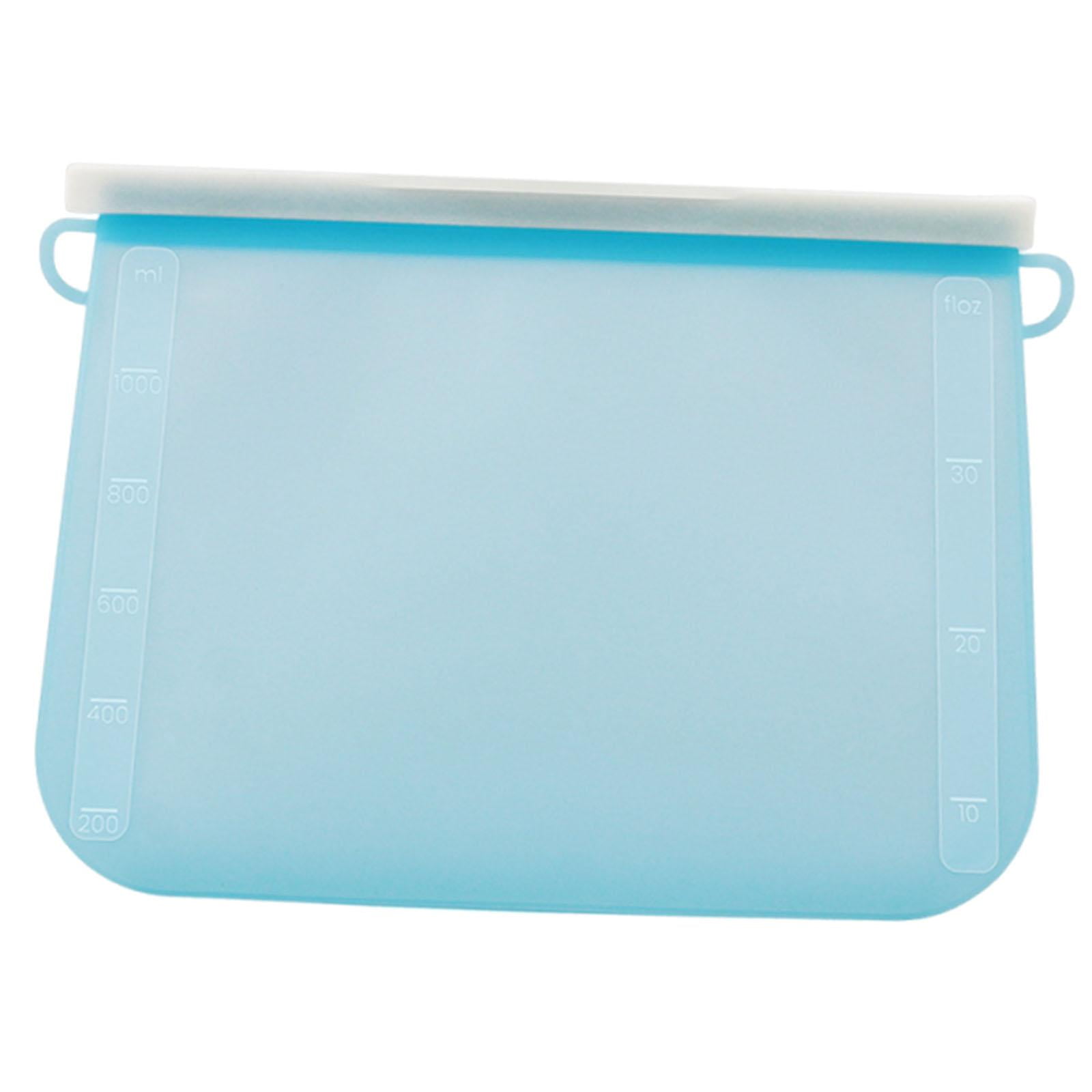 Bothyi - Bolsa De Silicona Para Alimentos, Contenedor Portátil Para Pan, Ideal Para Viajes, Organización Y Nevera, Color Azul