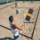 thumbnail image 3 of Set portátil SandVoll de voleibol de playa Boundary Lines, 3 of 6