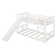 thumbnail image 3 of Twin Over Twin Bunk Bed with Slide and Ladder, White (Old SKU LT000108AAK), 3 of 3