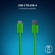 thumbnail image 4 of Set de actualización con teclado y cable enrollado Razer PBT Green, 4 of 6