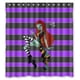 thumbnail image 1 of Cortina de ducha Sally 07 Design, juego de cortinas de baño con ganchos, tamaño 66 x 72 pulgadas, 1 of 3