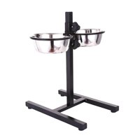 Ioensy - Cuencos Elevados Ajustables Para Mascotas, Comedero Para Gatos, Gatitos, Cuencos De Agua Y Comida Elevados, 17Cm X 6Cm