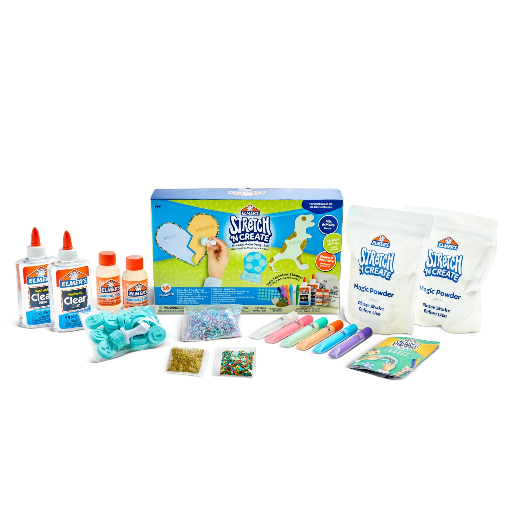 Kit De Actividades Elmer's Stretch 'n Create Dough, 16 Unidades