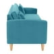 thumbnail image 5 of Sofa New Retro 3CG Felpa 05 Turquesa, 5 of 6