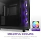 thumbnail image 4 of Funda NZXT H6 Flow RGB Mid-Tower con 3 ventiladores RGB, color negro, 4 of 9