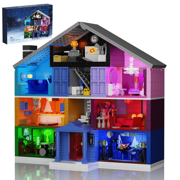 Set de construcción PUIOSYMG Star House de 1426 piezas, 30 x 13 x 27 cm