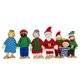 thumbnail image 1 of Doll House HYSTYLE Hystyle, paquete de 7 unidades con muñecas familiares para Navidad, 1 of 9