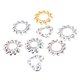 thumbnail image 4 of 8 piezas no piercing pezones anillo redondo clip de cristal del corazón en la joyería del cuerpo, 4 of 5