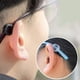 thumbnail image 2 of Puntas para patillas de gafas, 10 pares de soportes redondos de silicona para gafas, invisibles y antideslizantes (5 pares negros y 5 pares transparentes), 2 of 7