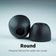 thumbnail image 3 of Almohadillas COMPLY 400 Core Series Redondas Negro, 3 of 7