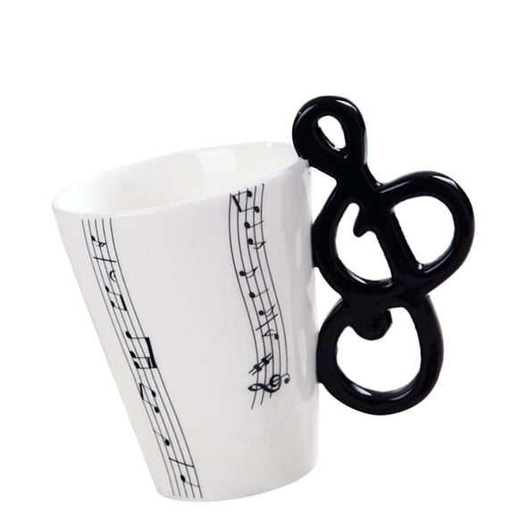 400 ml de instrumentos musicales Taza de cerámica Taza de café Taza de música Regalo Nota B