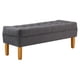 thumbnail image 2 of Banqueta Wood 2c Felpa 04 Gris, 2 of 4