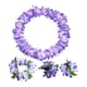 thumbnail image 4 of Guirnalda De Flores Artificiales Hawaianas Para Piscina Al Aire Libre, Baile De Verano, Color Violeta, 4 of 5