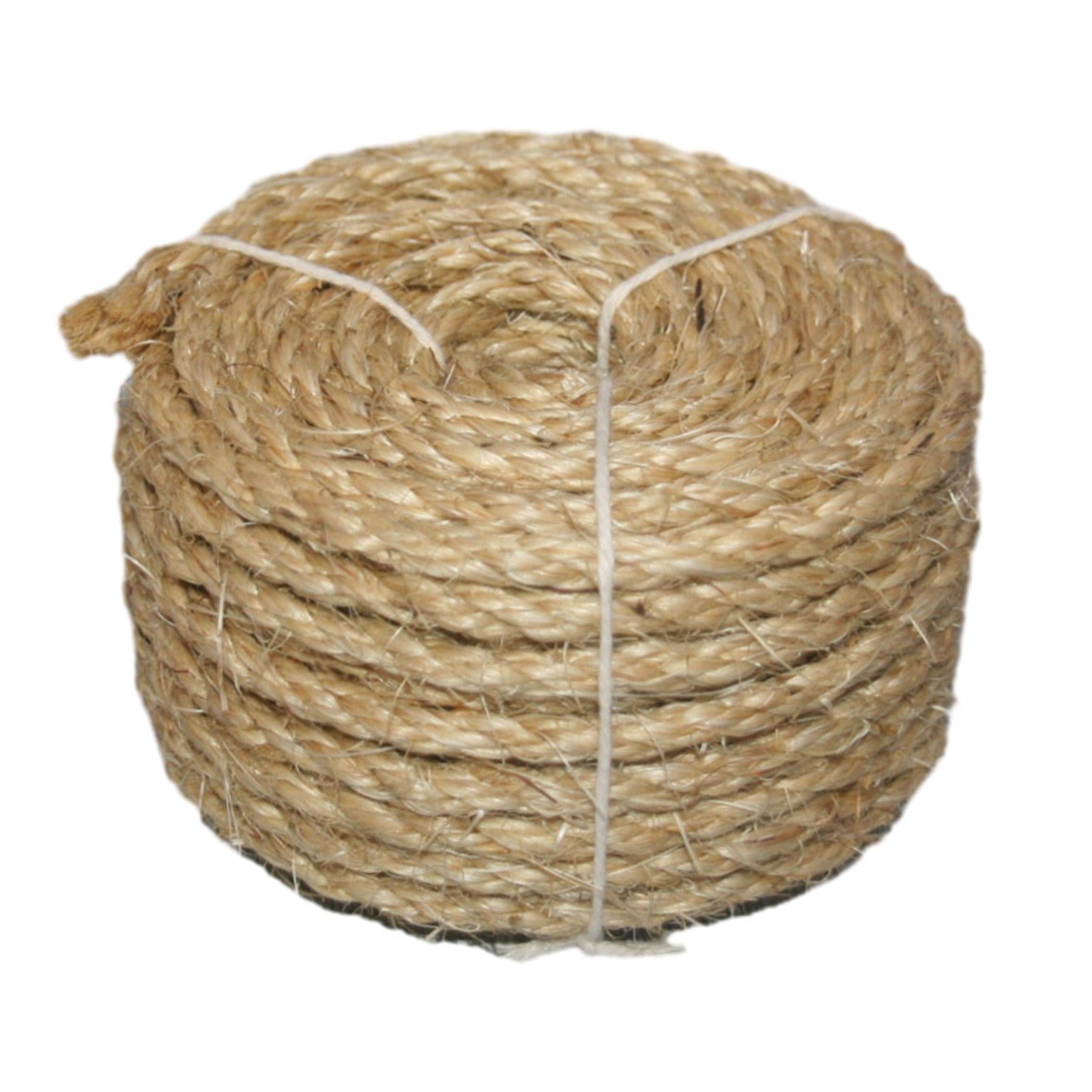 Magideal - Poste Rascador Para Gatos, Cuerda De Sisal Retorcida, Marco De Escalada Para Gatos, Cuerda De Sisal, Cordón Para Mascotas, Artesanía Duradera, Gruesa, Lino