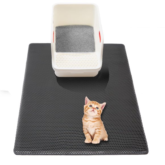 Alfombra para caja de arena USHARP 89 cm × 64 cm impermeable y antideslizante