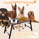 thumbnail image 3 of Tazones elevados para perros kevideawl 2 × 1700 ml antideslizantes con base de madera, 3 of 7