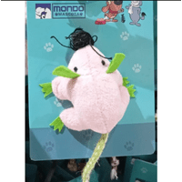 Genérico - Juguete Peluche Para Gato Raton Con Cola