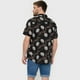 thumbnail image 2 of Guayabera Hombre Hojas Negro Corona, 2 of 5